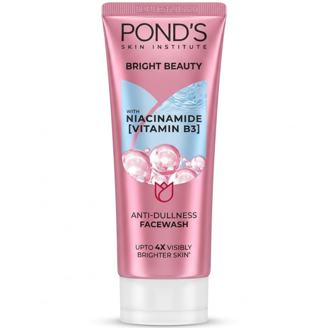 Pond's Facewash Bright Beauty Anti-Dullness Niacinamide 100g — Mukaram ...