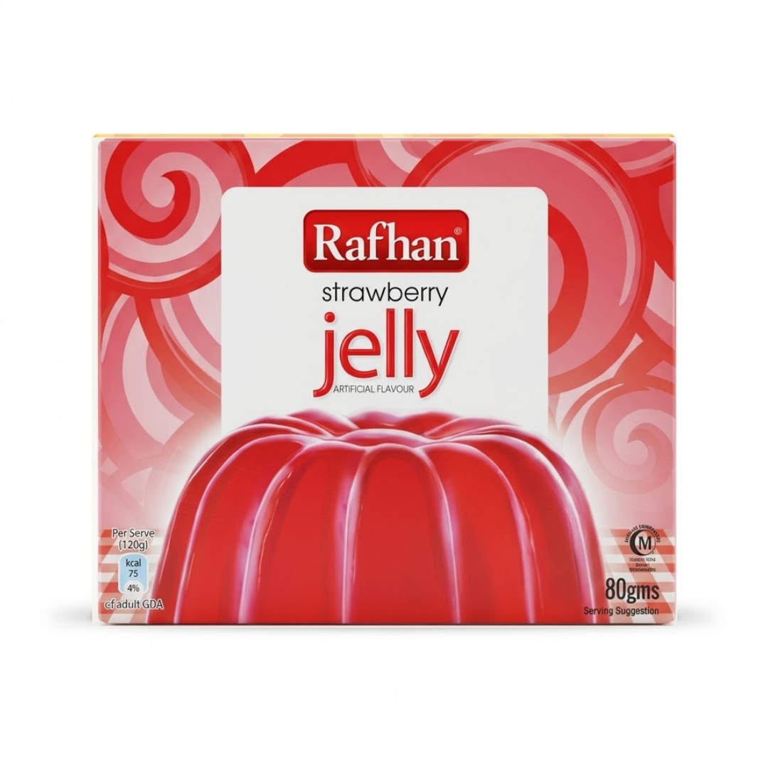 Rafhan Jelly Strawberry 80g