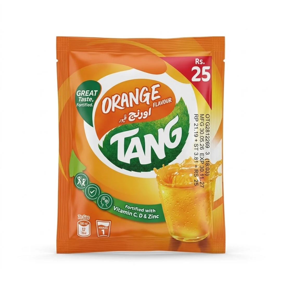 Tang Orange Flavour Sachet Rs. 25
